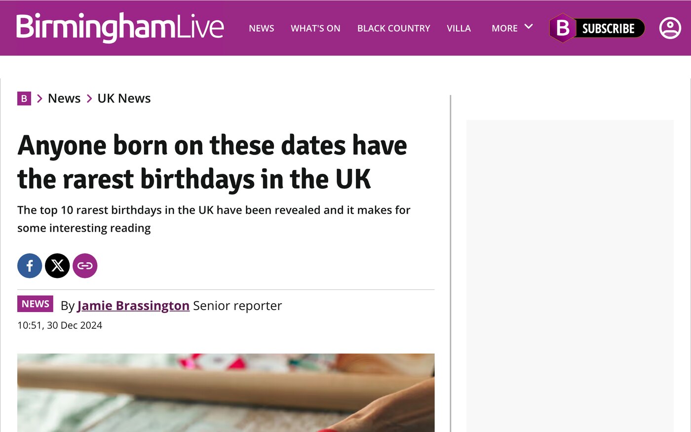 Anyone born on these dates has one of the rarest birthdays in the UK on Birmingham Mail
