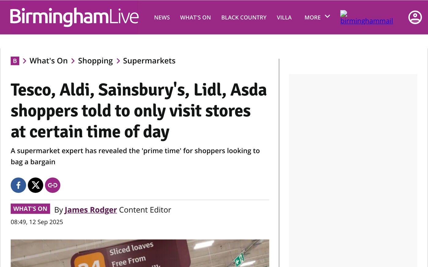 Tesco, Aldi, Sainsbury's, Lidl and Asda shoppers told to only visit stores at certain time of day on Birmingham Mail